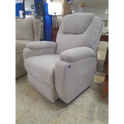 BUTACA RELAX POWER/LIFT MASAJE GRIS
