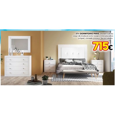 DORMITORI 135/150 PARIS BLANCO