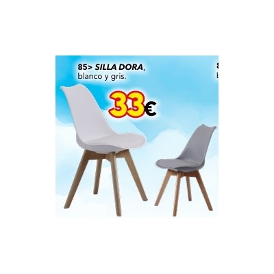 SILLA BCA. MD.DORA P/NORDICA MADERA