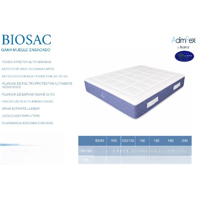 COLCHON 135X190 BIOSAC TESM.